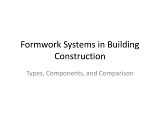 Formwork_Systems_Presentation