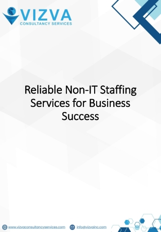 Non-IT Staffing Services | Non-IT Recruitment Solutions