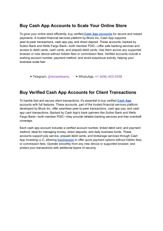 Buy Cash App Accounts to Scale Your Online Store