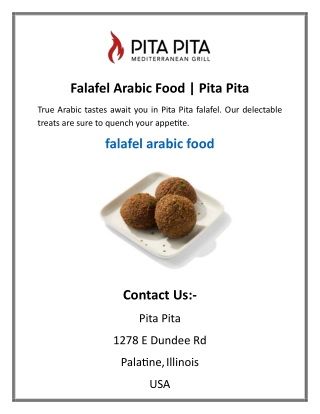 falafel arabic food