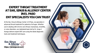 Expert Throat Treatment at Ear, Sinus & Allergy Center in El Paso  ENT Specialists You Can Trust