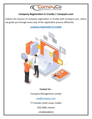 Company Registration In Croatia CompyCo.com