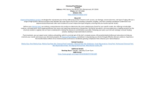 Chemical Peel Medspa