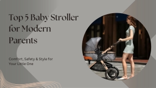 Top 5 Baby Stroller for Modern Parents