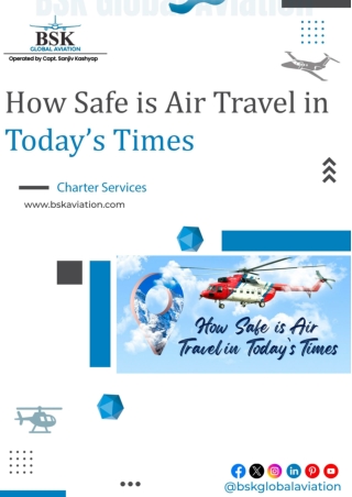 How Safe is Air Travel in Today’s Times