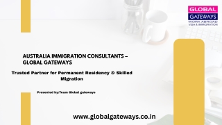 Australia Immigration Consultants – Global Gateways