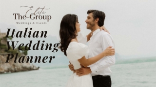 Enchanting Wedding Destination in Italy with The Elite Group