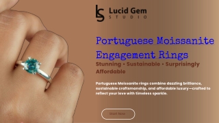 Portuguese Moissanite Engagement Rings Stunning • Sustainable • Surprisingly Affordable