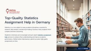 Top-Quality Statistics Assignment Help in Germany