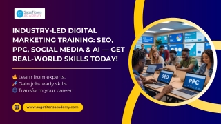 Industry-led digital marketing training SEO, PPC, social media & AI — get real-world skills today!