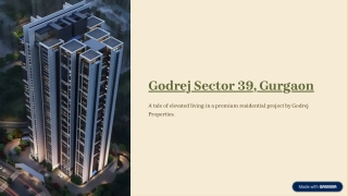 Godrej Sector 39 Gurgaon – Premium Residential Property