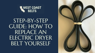 Step-by-Step Guide How to Replace an Electric Dryer Belt Yourself