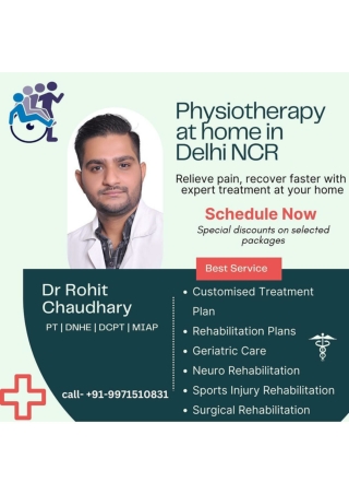 Physiotherapy at Home in Delhi NCR | Pain Management Physiotherapy