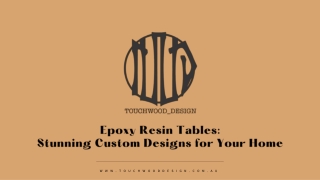 Epoxy Resin Tables Stunning Custom Designs for Your Home