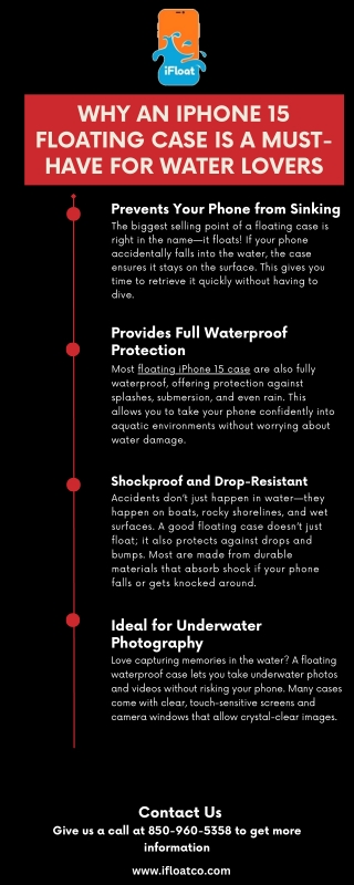 Why an iPhone 15 Floating Case Is a Must-Have for Water Lovers