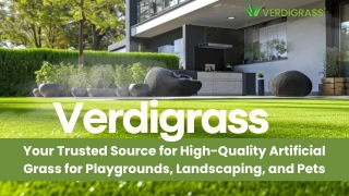 Verdigrass Transforming Outdoor Spaces with Artificial Grass Solution