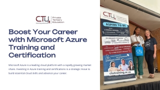Boost Your Career with Microsoft Azure Training and Certification