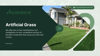Residential turf installation