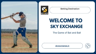 Welcome to Sky Exchange – Your Premier Online Betting Destination