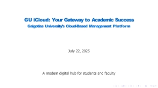 GU iCloud A Detailed Guide of Cloud-based Management