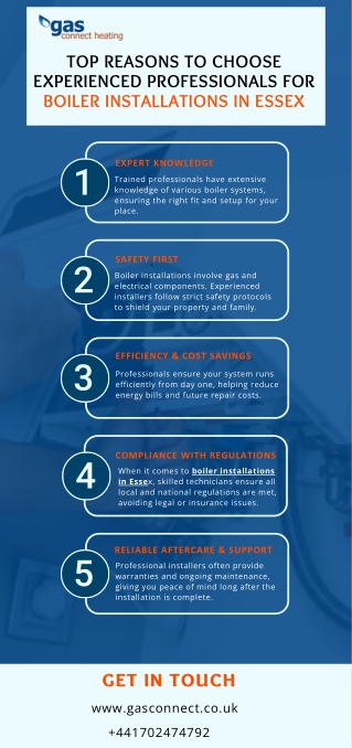 Top Reasons to Choose Experienced Professionals for Boiler Installations in Esse