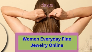 Women Everyday Fine Jewelry Online - Claspe