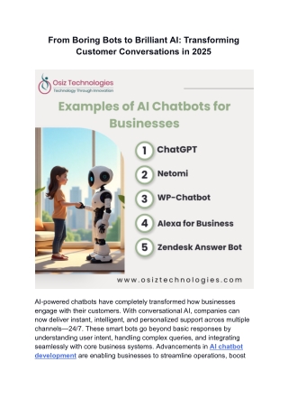 From Boring Bots to Brilliant AI_ Transforming Customer Conversations in 2025 (1)