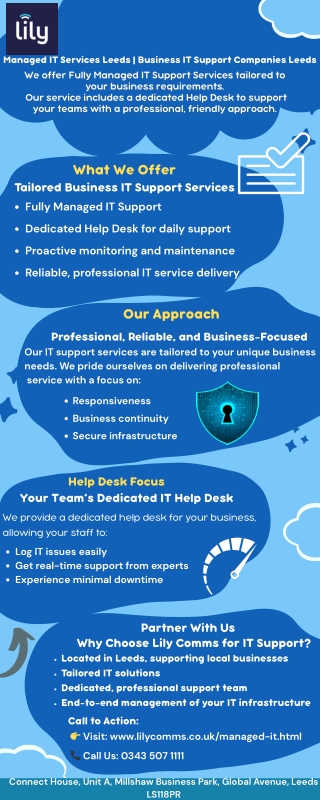 Managed IT services Leeds  Business IT support companies Leeds