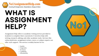 What Is Assignment Help?