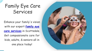 Family Eye Care Services