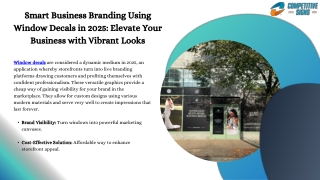 Smart Business Branding Using Window Decals in 2025: Elevate Your Business with
