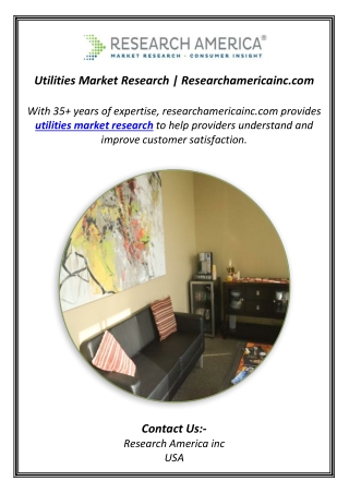 Utilities Market Research | Researchamericainc.com