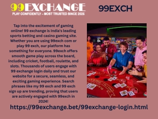 99exch singup- 99exchange