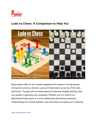 Ludo vs Chess A Comparison to Help You