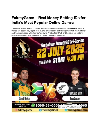 Baccarat Game Casino ID