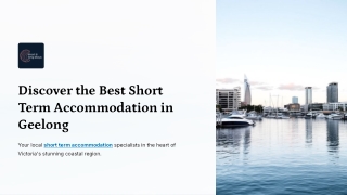 Short Term Accommodation Geelong – Welcome to Short and Long Stays