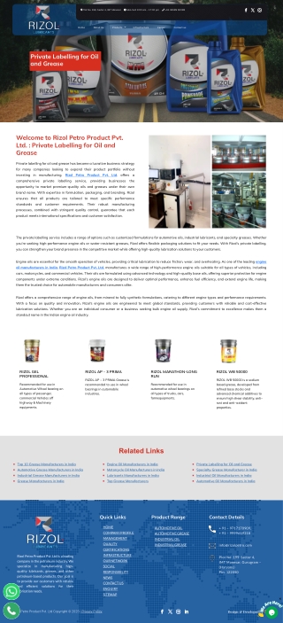 Start Your Own Lubricant Brand