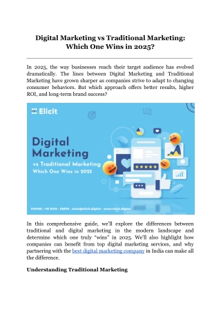 Digital Marketing vs Traditional Marketing_ Which One Wins in 2025_