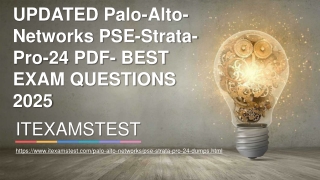 Updated Palo-Alto-Networks PSE-Strata-Pro-24 PDF- Best Exam Questions
