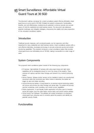 Smart Surveillance_ Affordable Virtual Guard Tours at 30 SGD