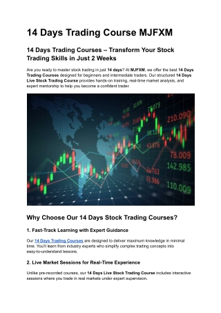 14 Days Trading Course MJFXM
