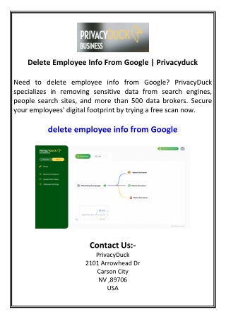 Delete Employee Info From Google  Privacyduck