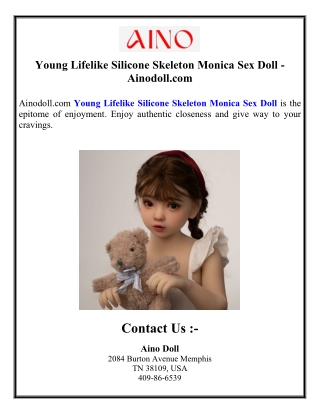 Young Lifelike Silicone Skeleton Monica Sex Doll - Ainodoll.com