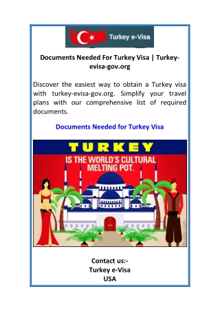 Electronic Visa Republic Of Turkey  Turkey-evisa-gov.org