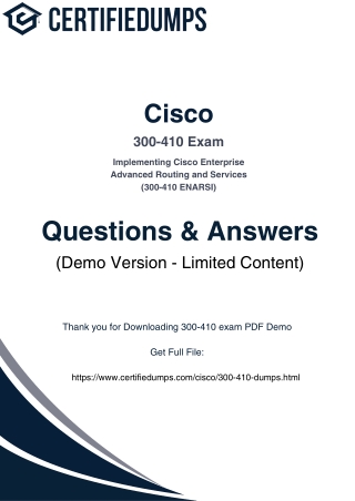 300-410 ENARSI Certification 2025: What You Need to Know Before the Exam