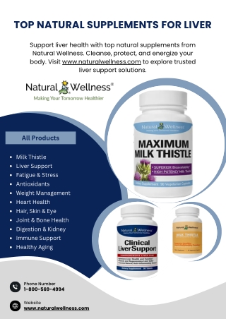 Top Natural Supplements for Liver - www.naturalwellness.com