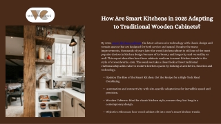 How Are Smart Kitchens in 2025 Adapting to Traditional Wooden Cabinets?
