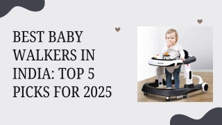 Best Baby Walkers in India Top 5 Picks for 2025
