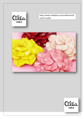 boucles d'oreilles créateur femme