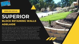 Block Retaining Walls Adelaide